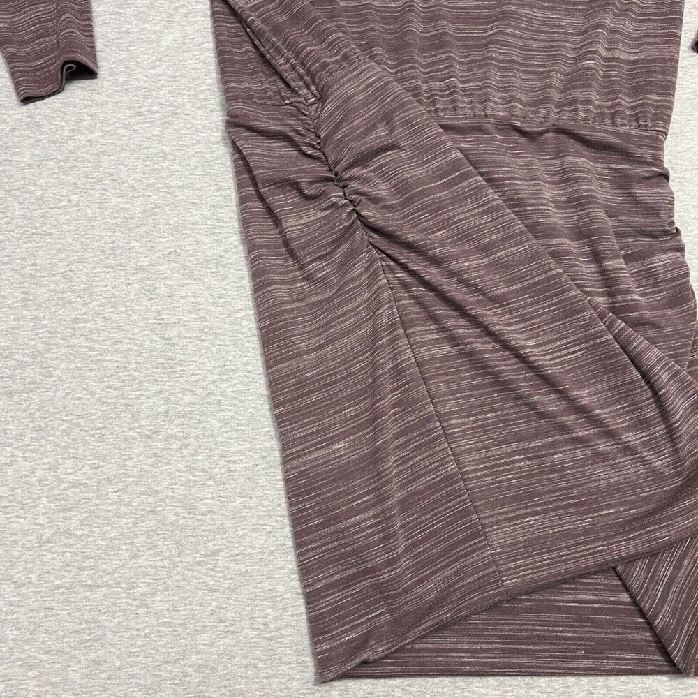 Athleta Avenues Dress Women Extra Large Purple Jersey Tee Soft Cozy Athleisure - Picture 13 of 13